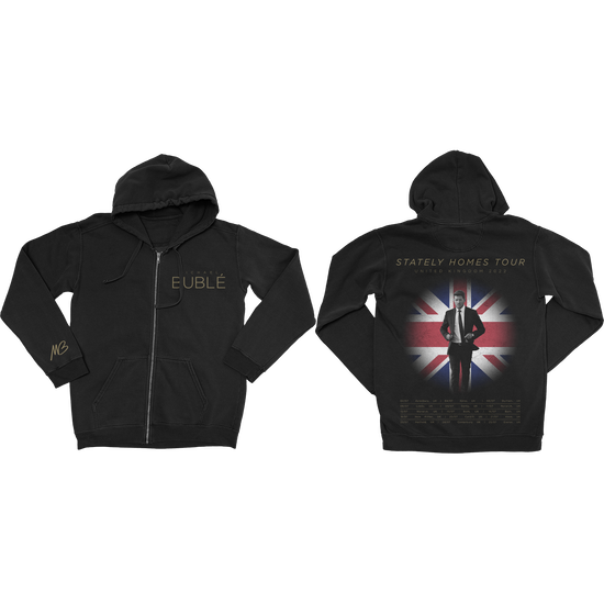 Stately Homes Union Jack Tour Zip Hoodie Michael Buble Official Store
